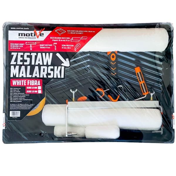 MOTIVMÅLNINGSSET VIT FIBER 10CM 40CM 030 567