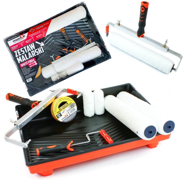 MOTIVMÅLNINGSSET VIT FIBER 10CM 40CM 030 567