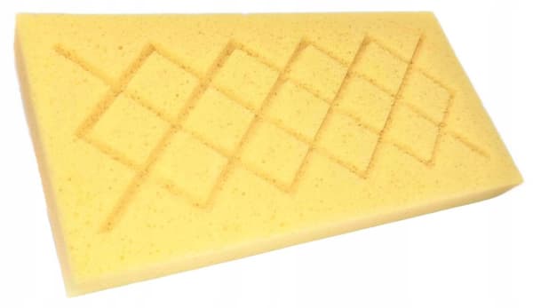 KUBALA 0371 MULLER MED VATTENABSORBERINGSSVAMP MED SKÅR FÖR KAKELTVÄTT 140x280MM