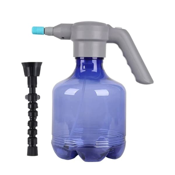 Ladattava automaattinen kastelukannu, 3000 ml kapasiteetti, säädettävä suihkuviemärimalli,Sininen 3L