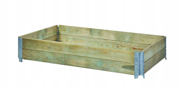 Puinen kohotettu kasvimaa 120x80x20