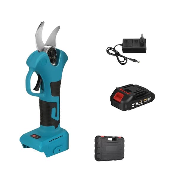 21V Harjaton Oksasakset, 1500mAh Akku, 30mm Leikkaushalkaisija,Tyyppi A 1 paristo