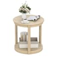 Miniatyrbillede 3 af 5: Kaffebord, 60,5x61 cm, Eg