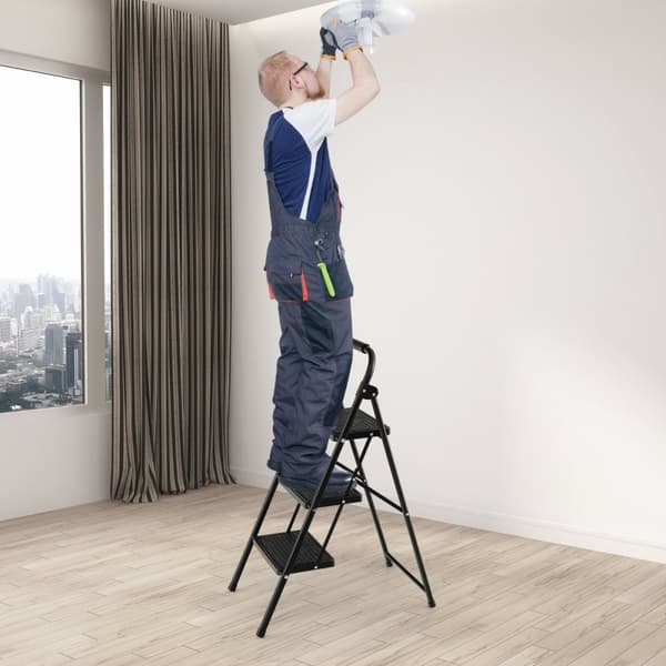 Stegpall, 64x39x90 cm, Svart