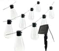 Miniatyrbillede 1 af 4: LED SOLAR GUIRLANDE LOFT HAVEKÆDE DEKORATIVE SOLPANELLYSPÆRER