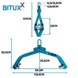 Tr?greb 850mm 1500kg