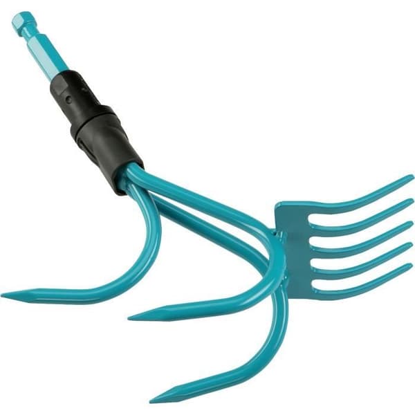 GARDENA combisystem® Kultivatorklo 9 cm - Robust stål - Klo och kratta i ett verktyg (3165-20)