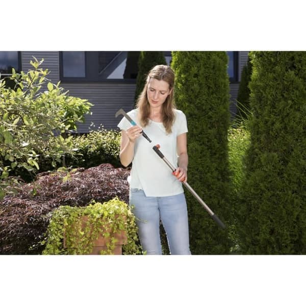 GARDENA Combisystem® blomklo - 5 tänder - Rostfritt stål - Verktyg för att lossa och kratta jorden