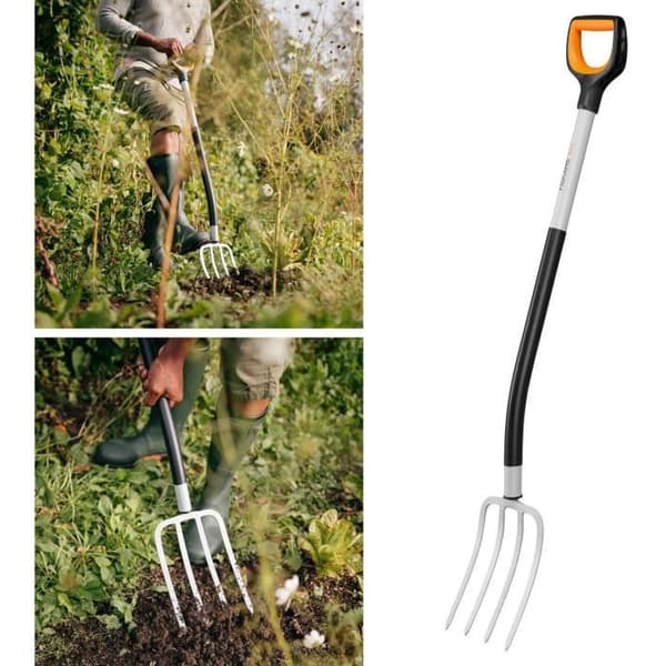 Fiskars Xact Grävmask, L, 120 cm, SvartOrange, 1070716