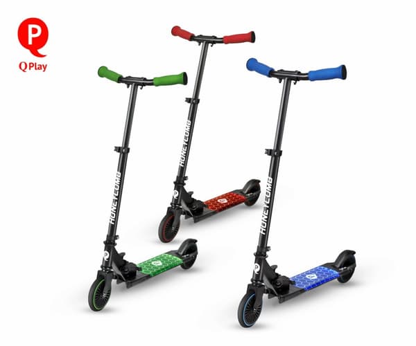 Qplay Scooter Honeycomb Grön