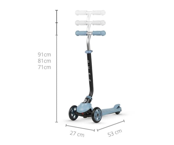 Qplay Sema 3i1 blå scooter