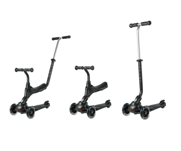 Qplay Sema Pro 3in1 musta skootteri