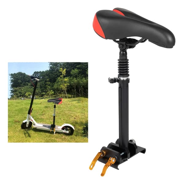 El-scooter Säte, Justerbar Höjd 45-65 cm, Lättviktsdesign, Bekväm PU Sadeln