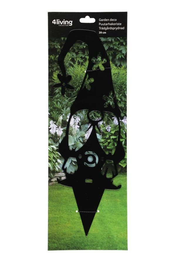 4Living haveudsmykning metal tomte 39 cm 1stk