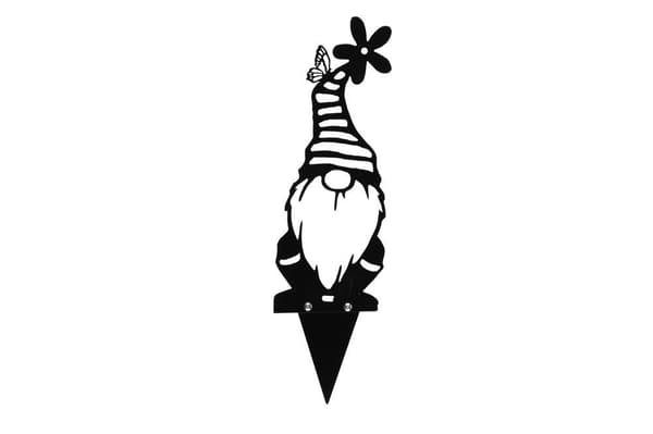 4Living haveudsmykning metal tomte 39 cm 1stk