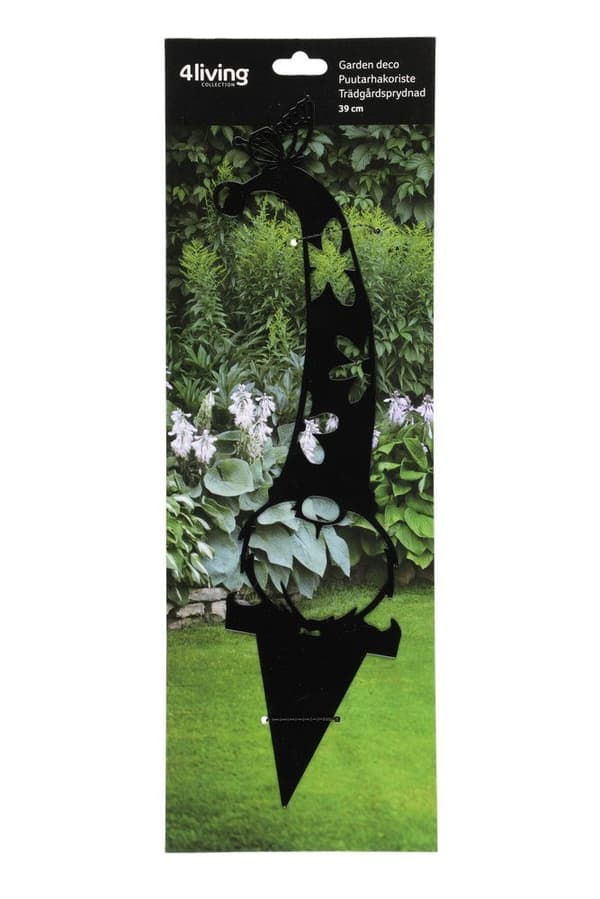 4Living haveudsmykning metal tomte 39 cm 1stk