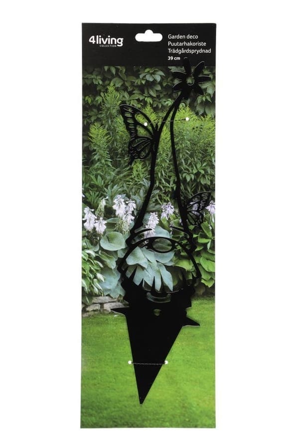 4Living haveudsmykning metal tomte 39 cm 1stk