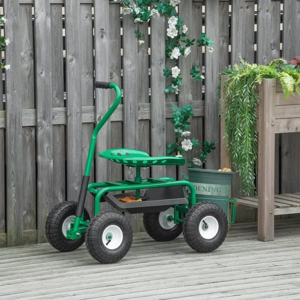 Havetrolley, 81x44.5x46-59 cm, Grøn