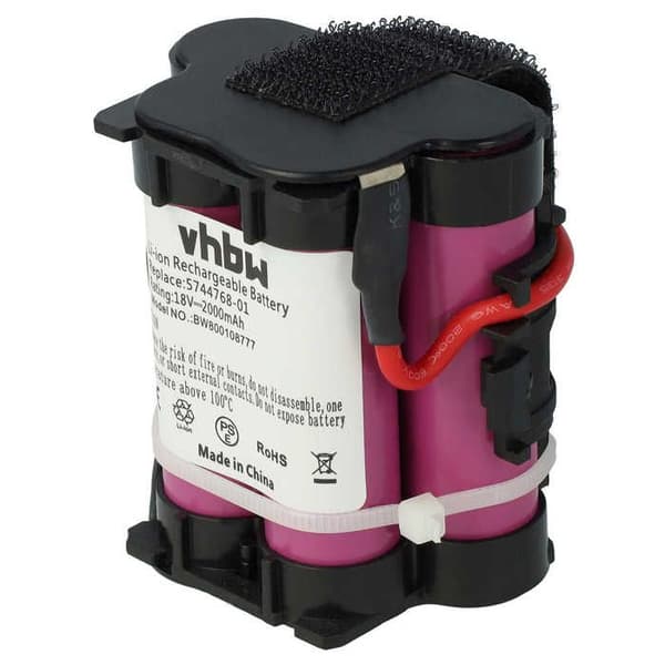 vhbw 1x Batteri kompatibel med Gardena R38Li, R40Li, R45Li, R50Li, R70Li, R75Li, R80Li, 124562 Gräsklippare (2000mAh, 18V)