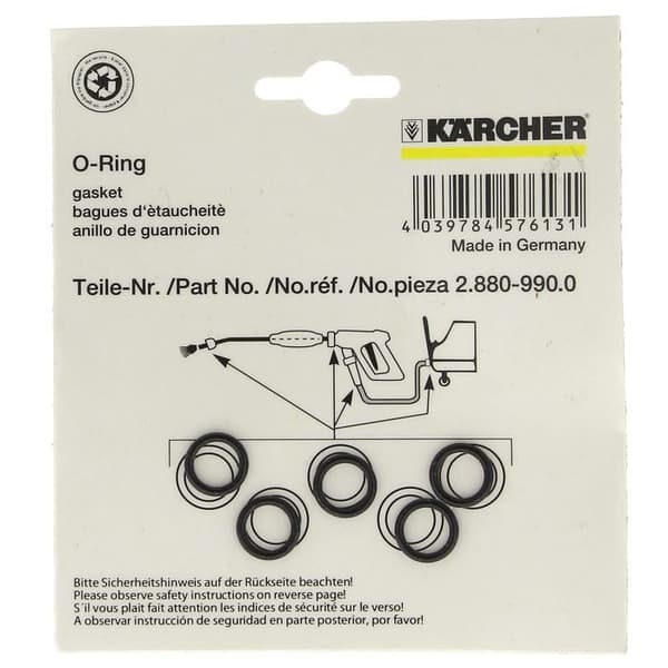 Kit med 5 packningar 2.880-990.0 - högtryckstvätt Karcher