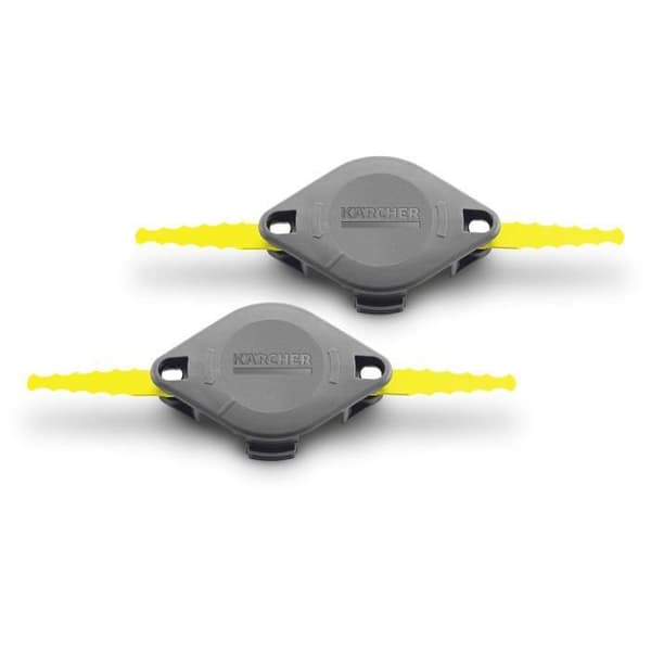 Gräsblad - KARCHER - Pack 2 för 36V kanttrimmer - Gul och svart - Batteridriven