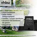 Miniatyrbild 2 av 5: vhbw Batteri kompatibel med Robomow Premium RC302/304/304u/306/308/308u/312/312u - ersättning för BAT7000B, MRK7005A- (Li-Ion,