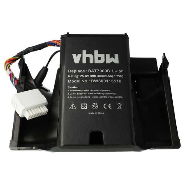 vhbw Batteri kompatibel med Robomow Premium RC302/304/304u/306/308/308u/312/312u - ersättning för BAT7000B, MRK7005A- (Li-Ion,