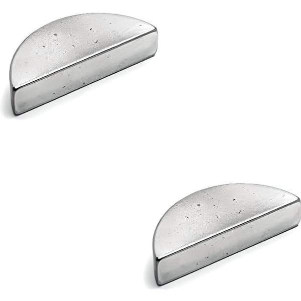 Halvmånnyckel - CASTELGARDEN - 2 delar - 4x6,1x15,3 mm - Stöd för klipparblad
