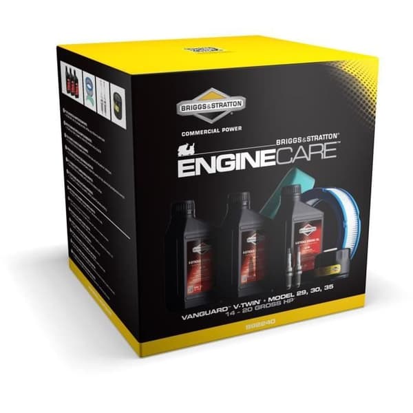 Underhållssats för gräsklippare med BRIGGS & STRATTON-motorer, VANGUARD V-Twin 29, 30, 35 modeller från 14 till 20 hk