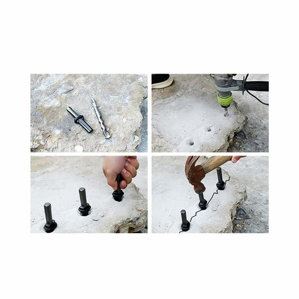 5-Pak Sprekkiler 20mm / Stein Kil for Steinsprekking – Kiler