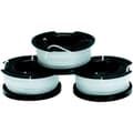 Miniatyrbild 1 av 4: BLACK+DECKER 3-pack ersättningsspolar för kantskärare, Reflex Plus självrullande spole, 3 x 10 m lina