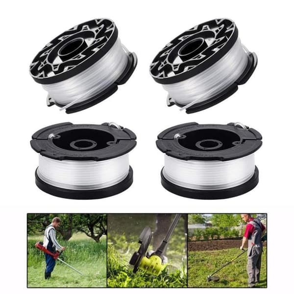 4st Kantklippare Ersättningsspollinje med spolskydd för Black and Decker