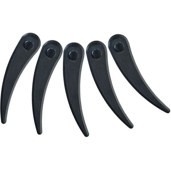 Set med 5 ersättningsblad för ART 26-18 Li trimmers - BOSCH - Tillverkad av mer motståndskraftig och formbar nylon 66