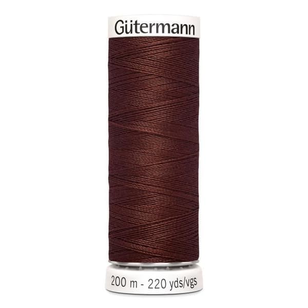 Tråd allt textil - Ej specificerad - 748277-230 - 200m - 1 spole - Brun