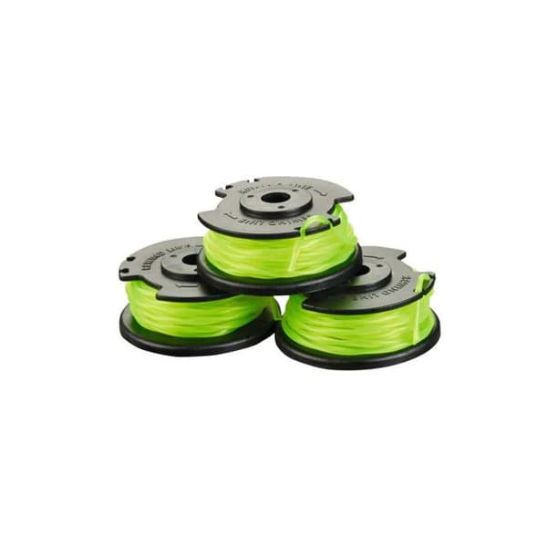 Set med 3 RYOBI 2 mm tvinnade enkelradsspolar för RAC143 batteridrivna trimmers