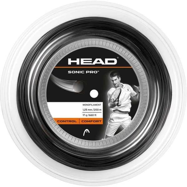 Head Sonic Pro Black 200 m rulle (1,30)