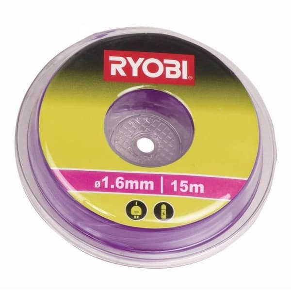 Rund tråd - RYOBI - 15 m tråd ø 1,6 mm - Lila - Universal