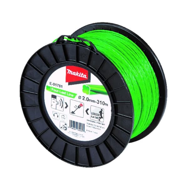 MAKITA tvinnad Clover nylontråd 2 mm x 310 m - E-01781
