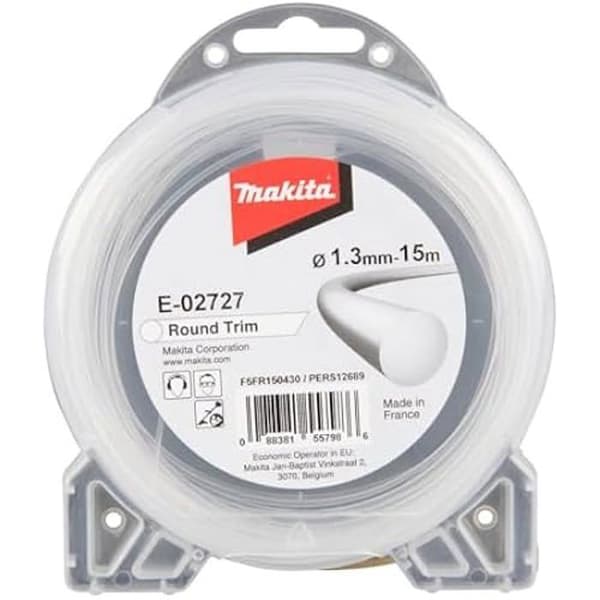 Skärtråd - MAKITA - E-02727 - Diameter 1,3 mm - Längd 15 m - Färg vit