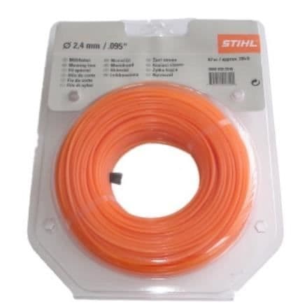Nylontrådsspol - STIHL - Orange - Ø2,4 mm - Längd 261 m - Rund klipptråd
