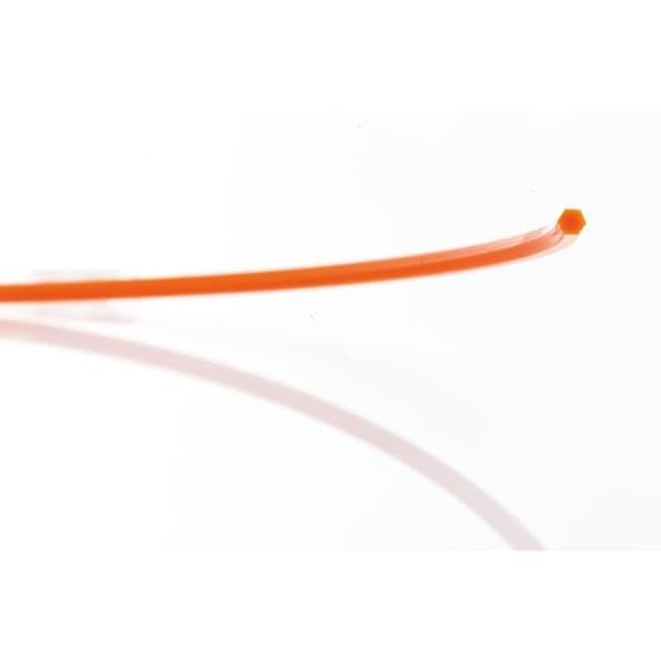 Ratioparts Tråd i Nylon 3 mm Aluminiumskniv 240 m 6-kant Orange