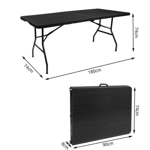 Hopfällbart Bord / Campingbord - 180x70cm