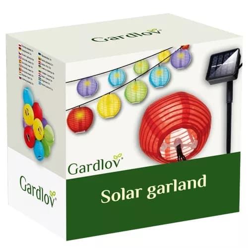 3,5m LED Girlang - Solcell