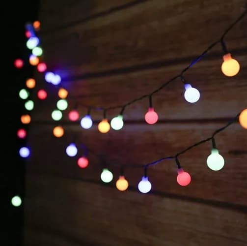 7m LED Girlang - Solcell