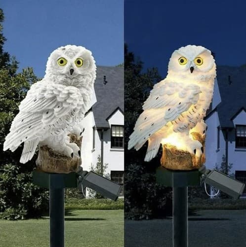 Uggla Trädgårdslampa - Lampa till Trädgård - Solcell