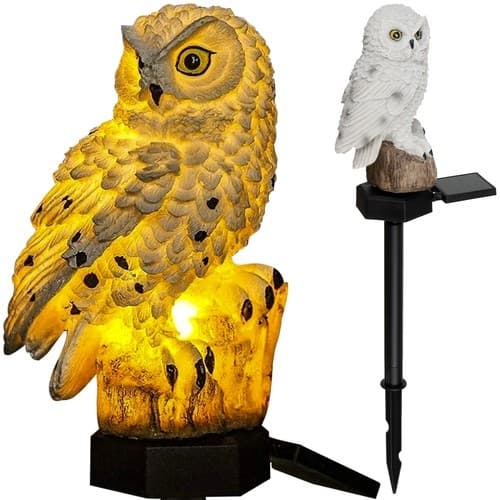Ugle Havelampe - Lampe til Haven – Solcelle