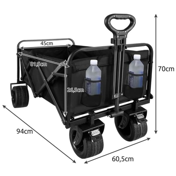 Hopfällbar Vagn / Transportvagn - 100 kg