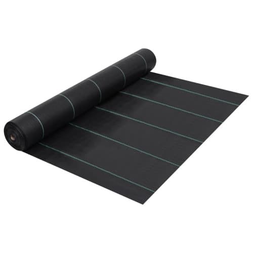 Ogräsmatta svart 1x25 m PP
