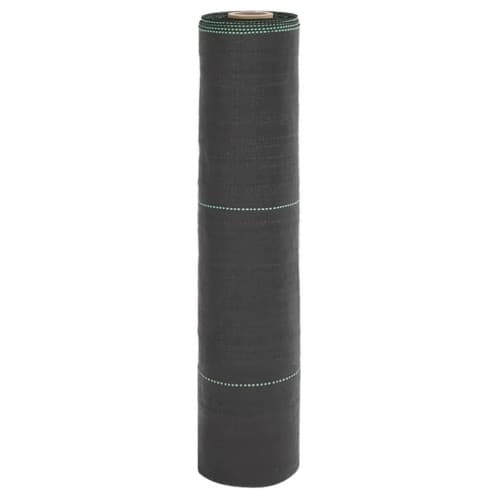Ogräsmatta svart 0,5x150 m PP