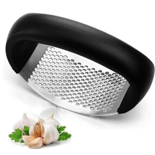 Vitlökspress i stål - Garlic press -